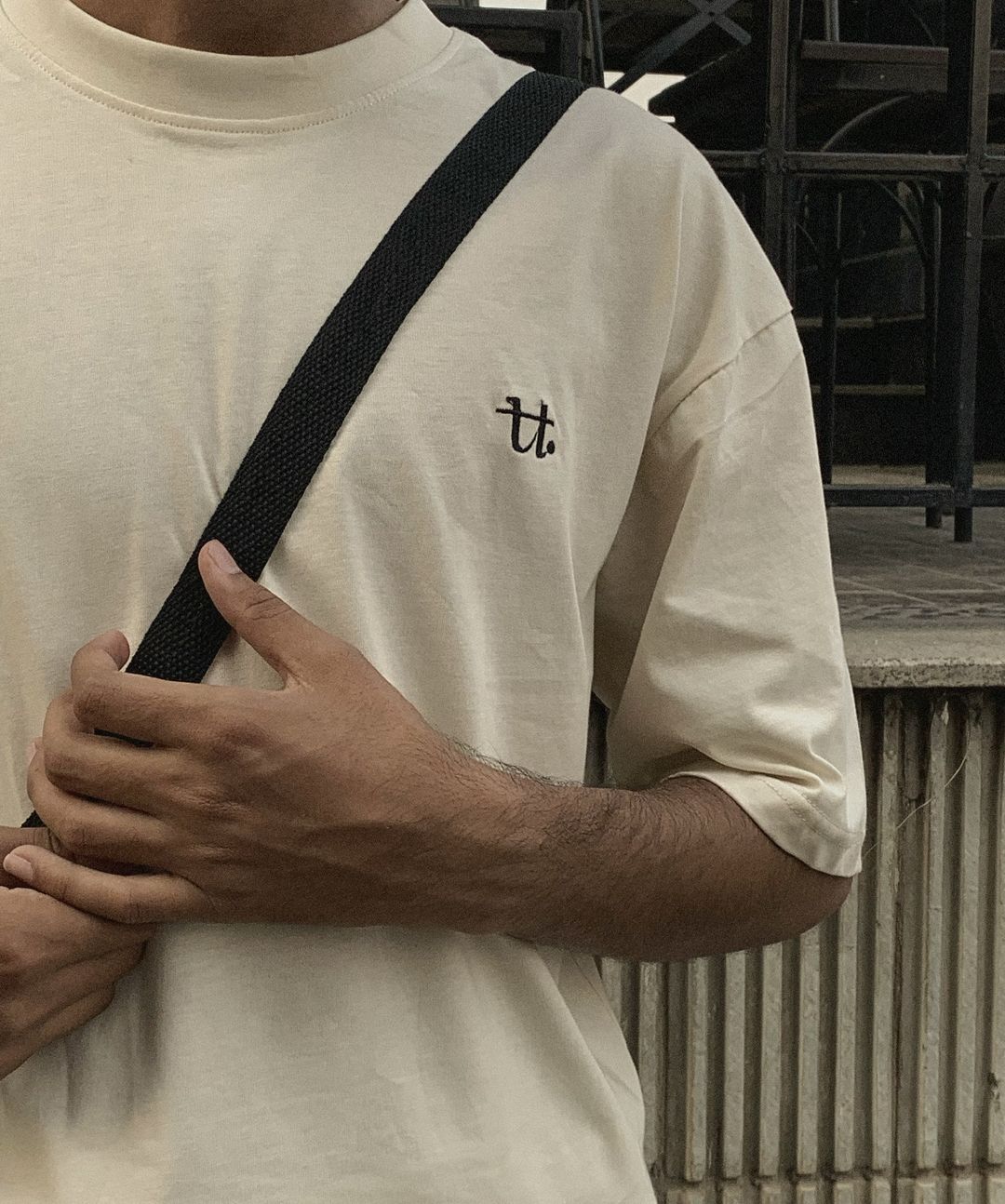 Creamy Beige Oversized Tshirt