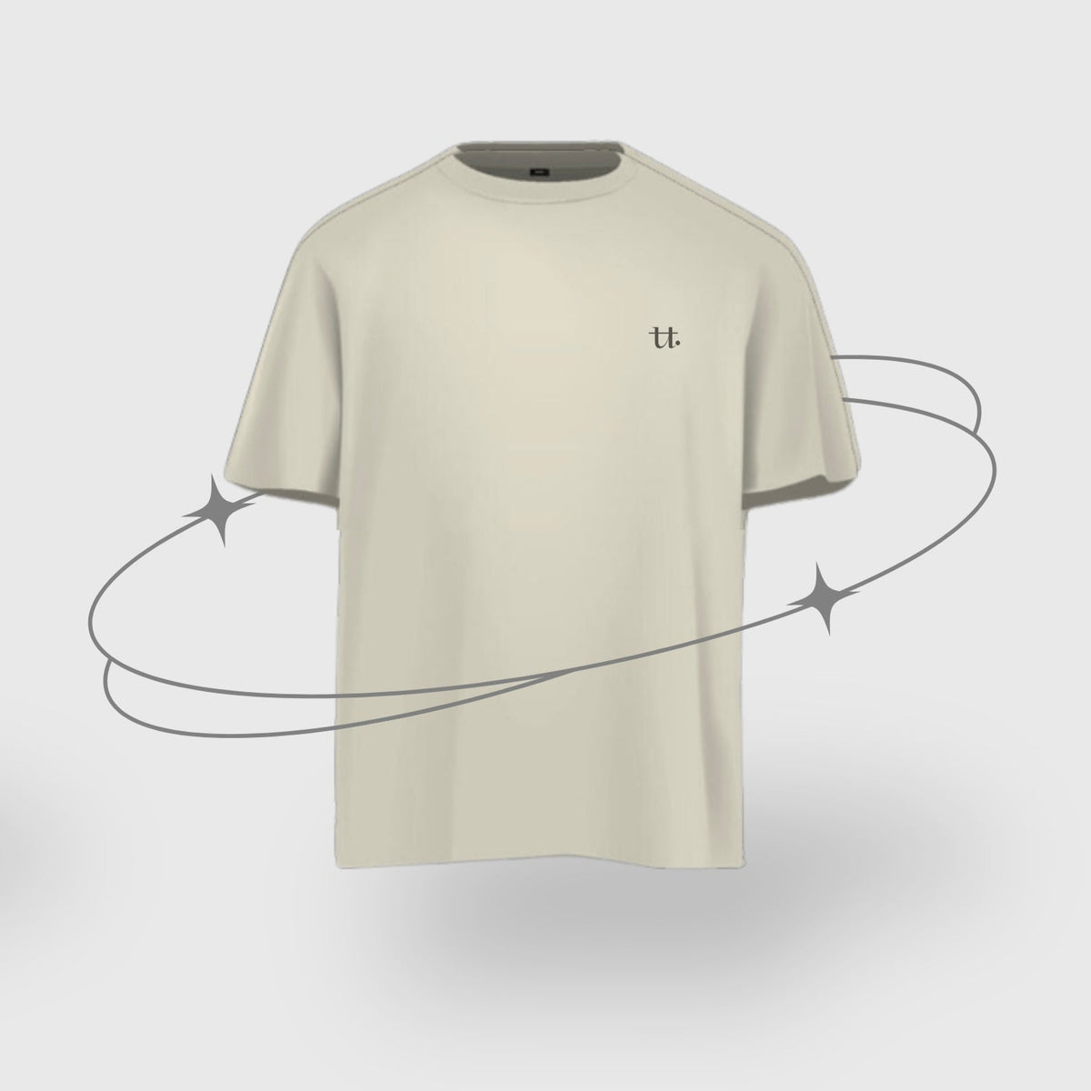 Creamy Beige Oversized Tshirt
