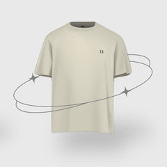 Creamy Beige Oversized Tshirt